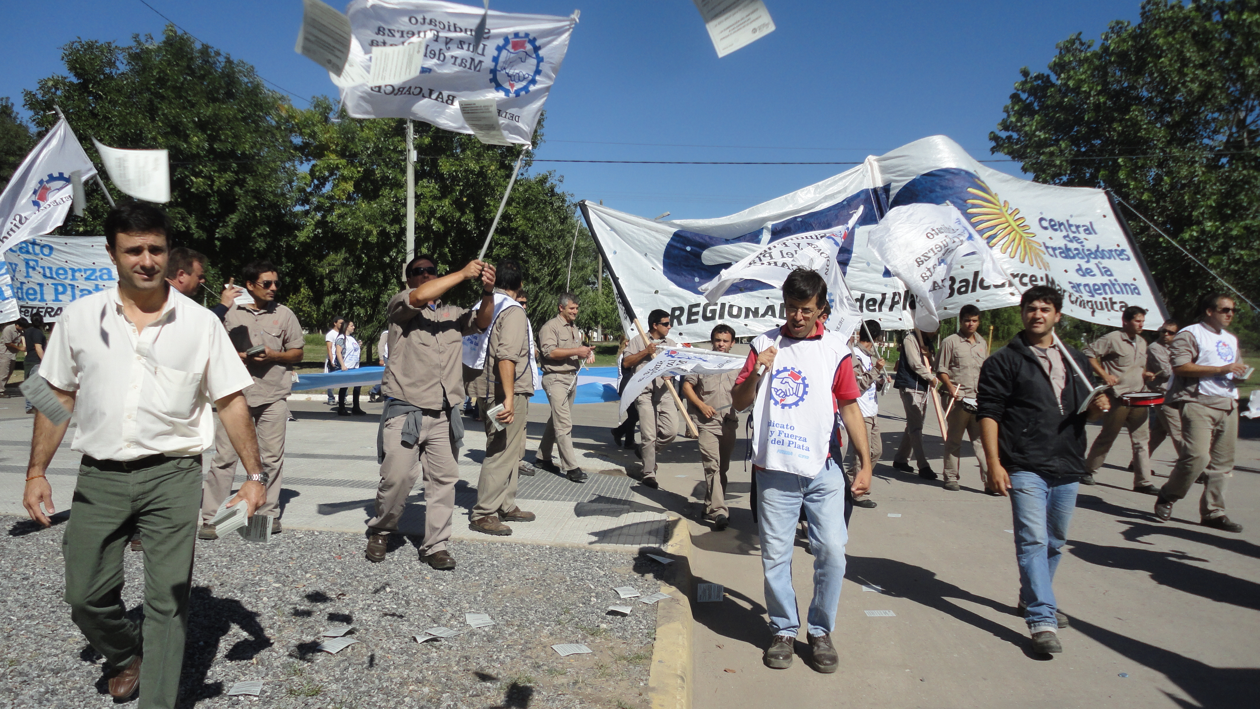 Paro Nacional de la CTA: Movilización en San Bernardo - Mar de Ajó