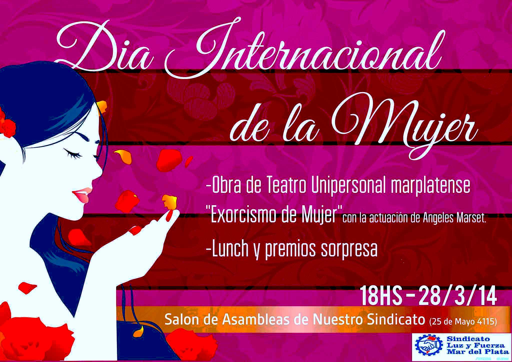 Compañera: Viernes 28 de Marzo - 18 horas - Conmemoraron el Día Internacional de la Mujer Trabajadora