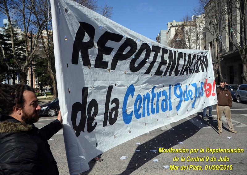 Rigane: Balance del paro de Luz y Fuerza por la repotenciación de la Central 9 de Julio