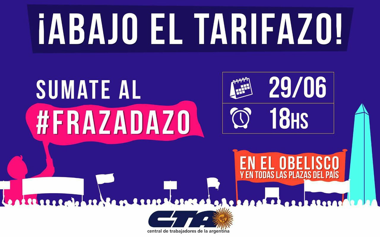 #Frazadazo contra los Tarifazos