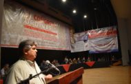 José Rigane presente en el Congreso de la Nueva Central de Trabajadores en México