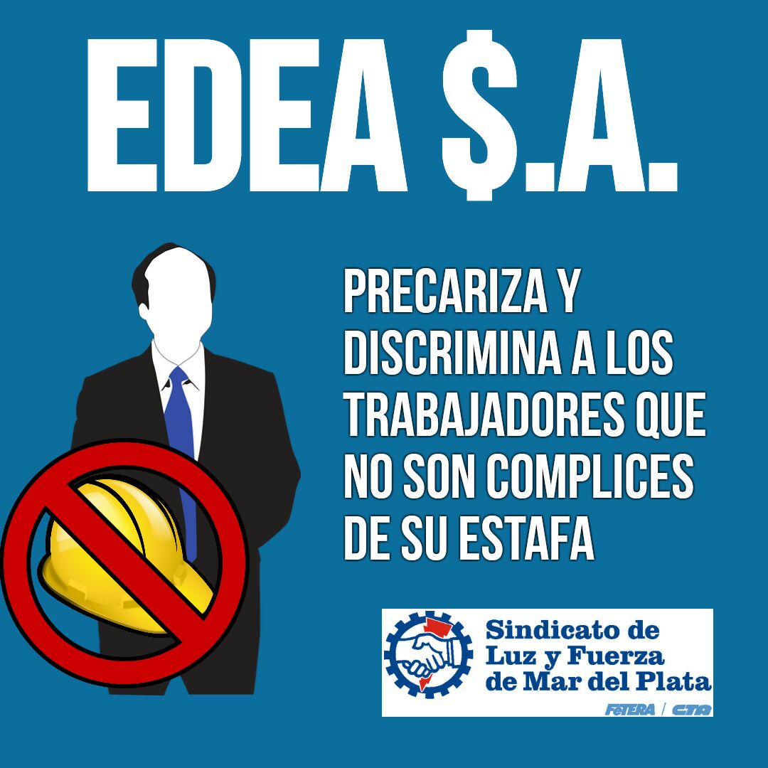 Que EDEA S.A. deje la practica desleal y la discriminación y cumpla con el contrato