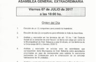 CONVOCATORIA ASAMBLEA GENERAL EXTRAORDINARIA 7 DE JULIO - 18hs