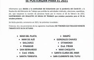 REAJUSTES BOLSA DE TRABAJO DEL 30 DE OCTUBRE:  SE POSTERGAN PARA EL 2021