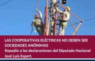 LAS COOPERATIVAS ELÉCTRICAS NO DEBEN SER SOCIEDADES ANÓNIMAS