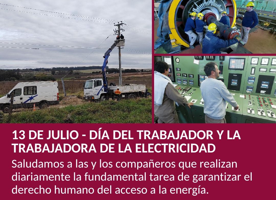 13 de Julio - Día del Trabajador de la Electricidad